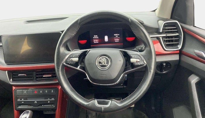 2022 Skoda KUSHAQ MONTE CARLO 1.5L TSI DSG, Petrol, Automatic, 44,266 km, Steering Wheel Close Up