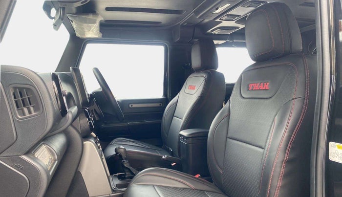 2023 Mahindra Thar LX P 2WD AT HT, Petrol, Automatic, 11,210 km, Right Side Front Door Cabin