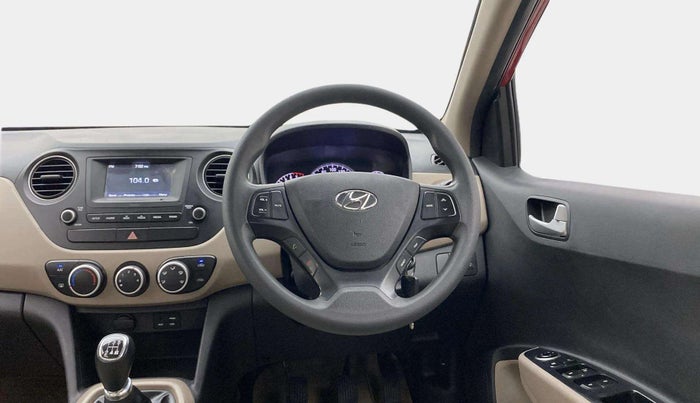 2017 Hyundai Grand i10 SPORTZ 1.2 KAPPA VTVT, Petrol, Manual, 1,02,386 km, Steering Wheel Close Up