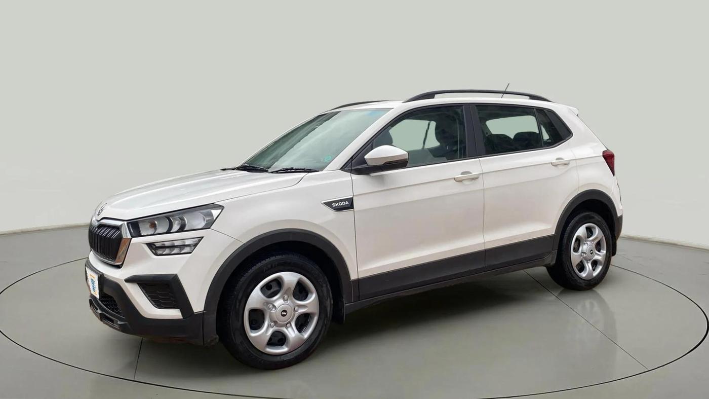 2021 Skoda KUSHAQ ACTIVE 1.0L TSI MT, Petrol, Manual, 66,640 km, Left Front Diagonal