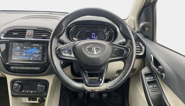 2022 Tata TIGOR XZ PLUS CNG, CNG, Manual, 51,346 km, Steering Wheel Close Up