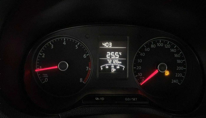 2016 Volkswagen Ameo HIGHLINE1.2L, Petrol, Manual, 72,105 km, Odometer Image