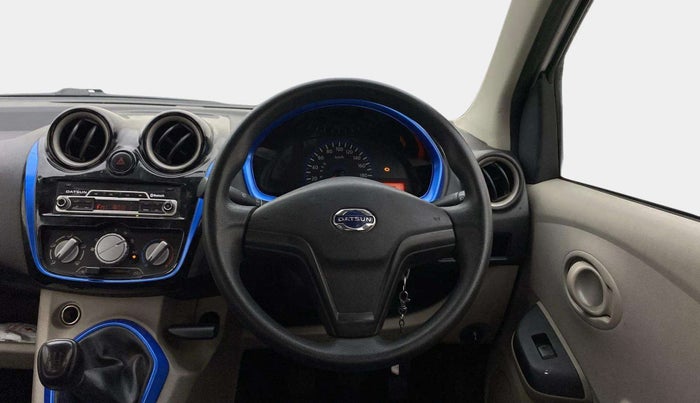 2017 Datsun Go T, Petrol, Manual, 12,885 km, Steering Wheel Close Up