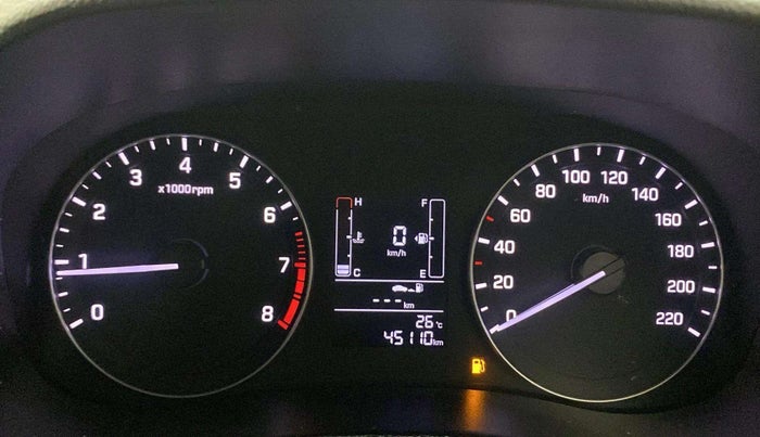 2019 Hyundai Creta SX 1.6 PETROL, Petrol, Manual, 45,107 km, Odometer Image