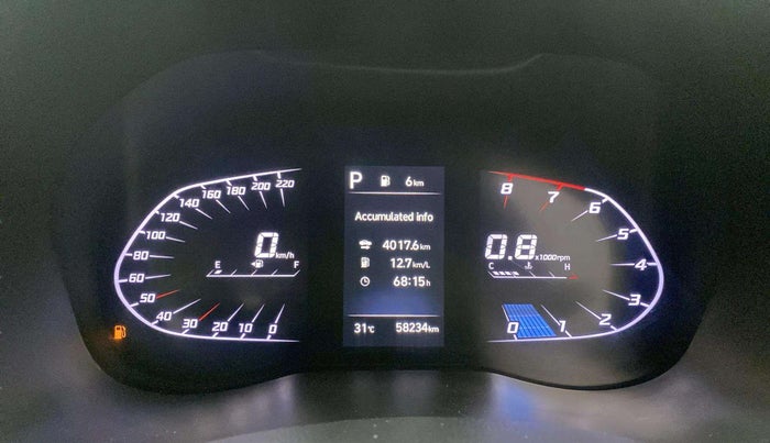 2022 Hyundai Verna SX (O) 1.0 TURBO DCT, Petrol, Automatic, 58,231 km, Odometer Image