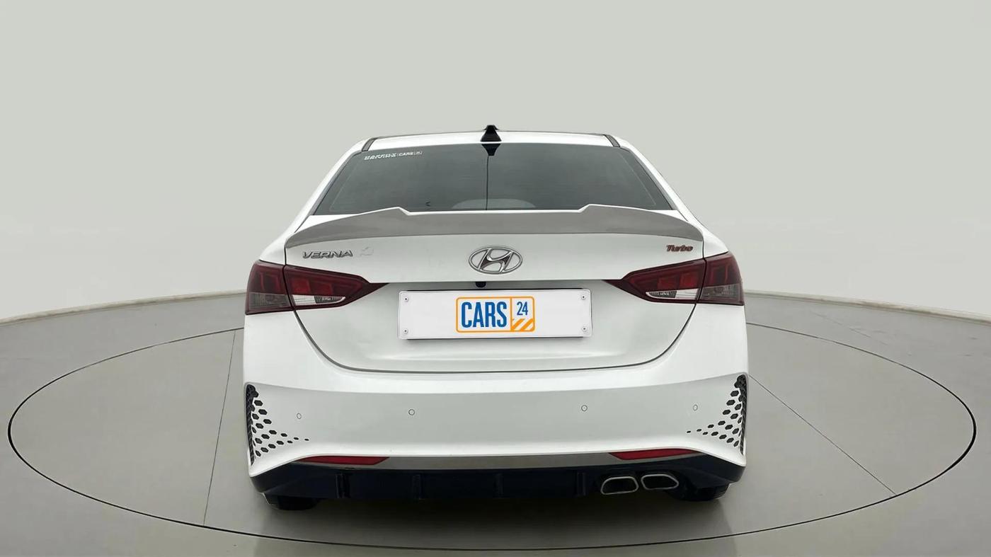 2022 Hyundai Verna SX (O) 1.0 TURBO DCT, Petrol, Automatic, 58,231 km, Back/Rear