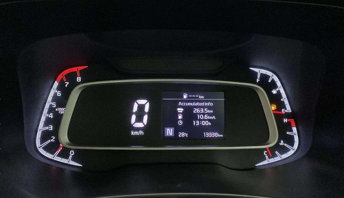 2020 KIA SONET HTK PLUS 1.0 IMT, Petrol, Manual, 13,303 km, Odometer Image