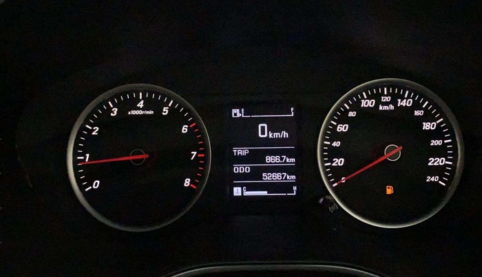 2022 MG HECTOR SHINE 1.5 PETROL TURBO MT, Petrol, Manual, 52,701 km, Odometer Image