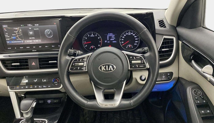 2020 KIA SELTOS HTX IVT 1.5 PETROL, Petrol, Automatic, 35,378 km, Steering Wheel Close Up