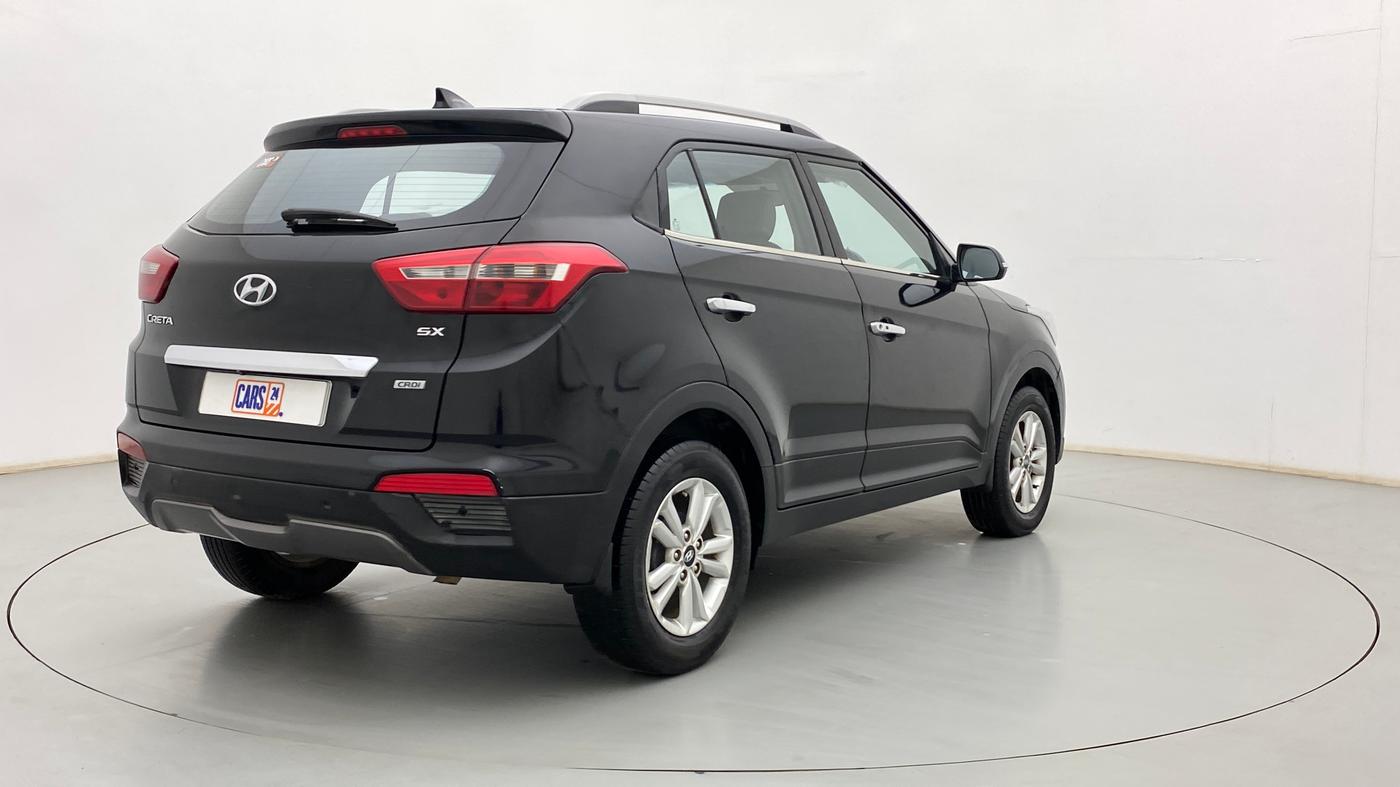2017 Hyundai Creta SX PLUS 1.6 DIESEL, Diesel, Manual, 70,370 km, Right Back Diagonal
