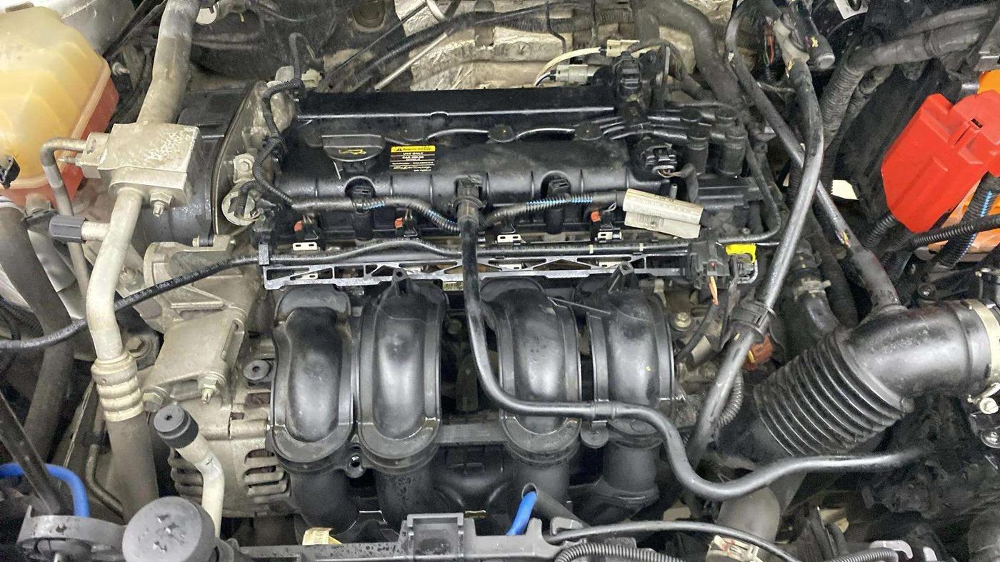 2015 Ford Ecosport TITANIUM 1.5L PETROL AT, Petrol, Automatic, 57,431 km, Engine View