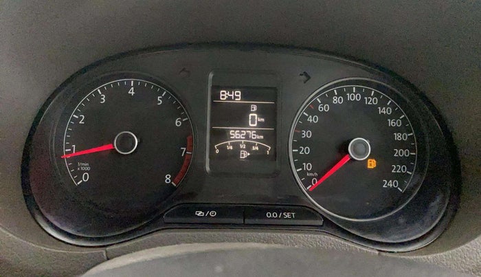 2015 Volkswagen Vento HIGHLINE 1.6 MPI, Petrol, Manual, 56,275 km, Odometer Image