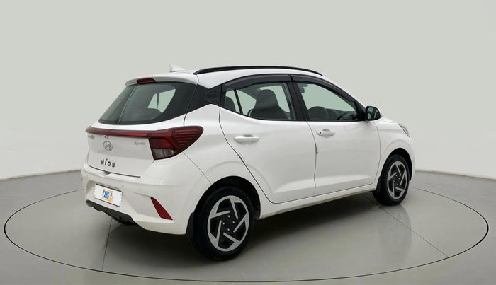 2023 Hyundai GRAND I10 NIOS SPORTZ 1.2 KAPPA VTVT, Petrol, Manual, 7,018 km, Right Back Diagonal