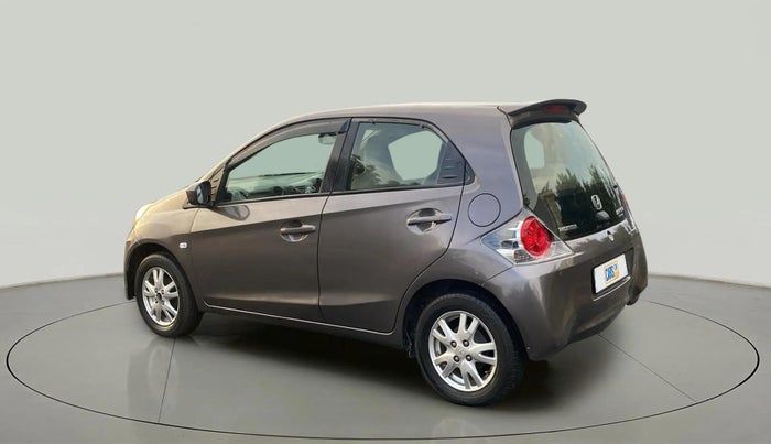 2012 Honda Brio V MT, Petrol, Manual, 85,598 km, Left Back Diagonal