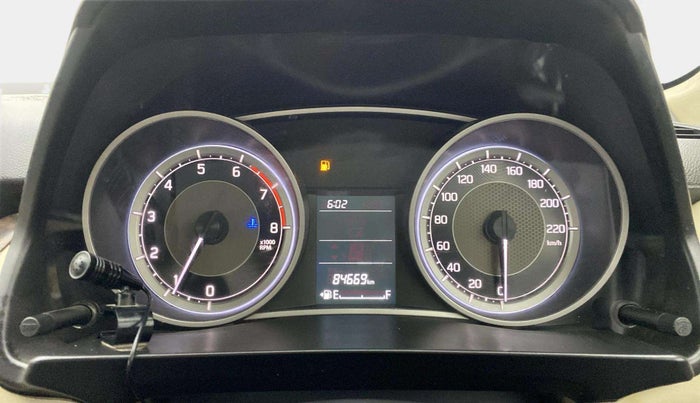 2020 Maruti Dzire VXI, Petrol, Manual, 84,669 km, Odometer Image