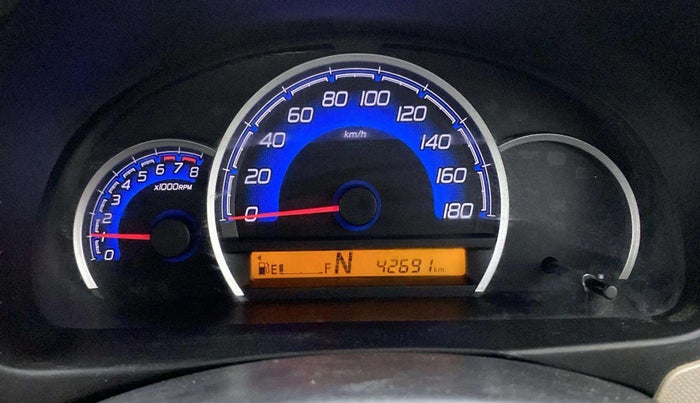 2017 Maruti Wagon R 1.0 VXI (O) AMT, Petrol, Automatic, 42,687 km, Odometer Image