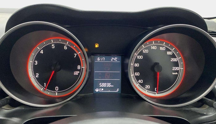 2018 Maruti Swift ZXI PLUS, Petrol, Manual, 58,836 km, Odometer Image