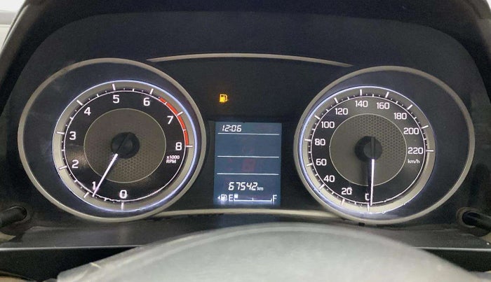 2018 Maruti Dzire VXI, Petrol, Manual, 67,542 km, Odometer Image