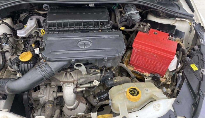 2021 Tata TIGOR XZA PLUS PETROL, Petrol, Automatic, 27,243 km, Engine View - Left