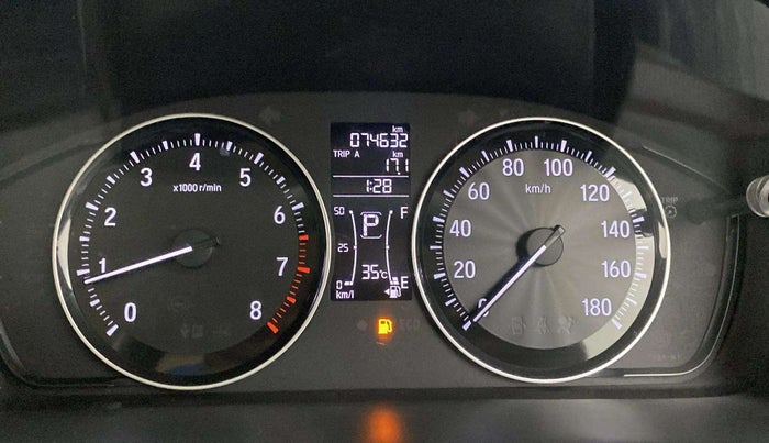 2019 Honda Amaze 1.2L I-VTEC VX CVT, Petrol, Automatic, 74,629 km, Odometer Image