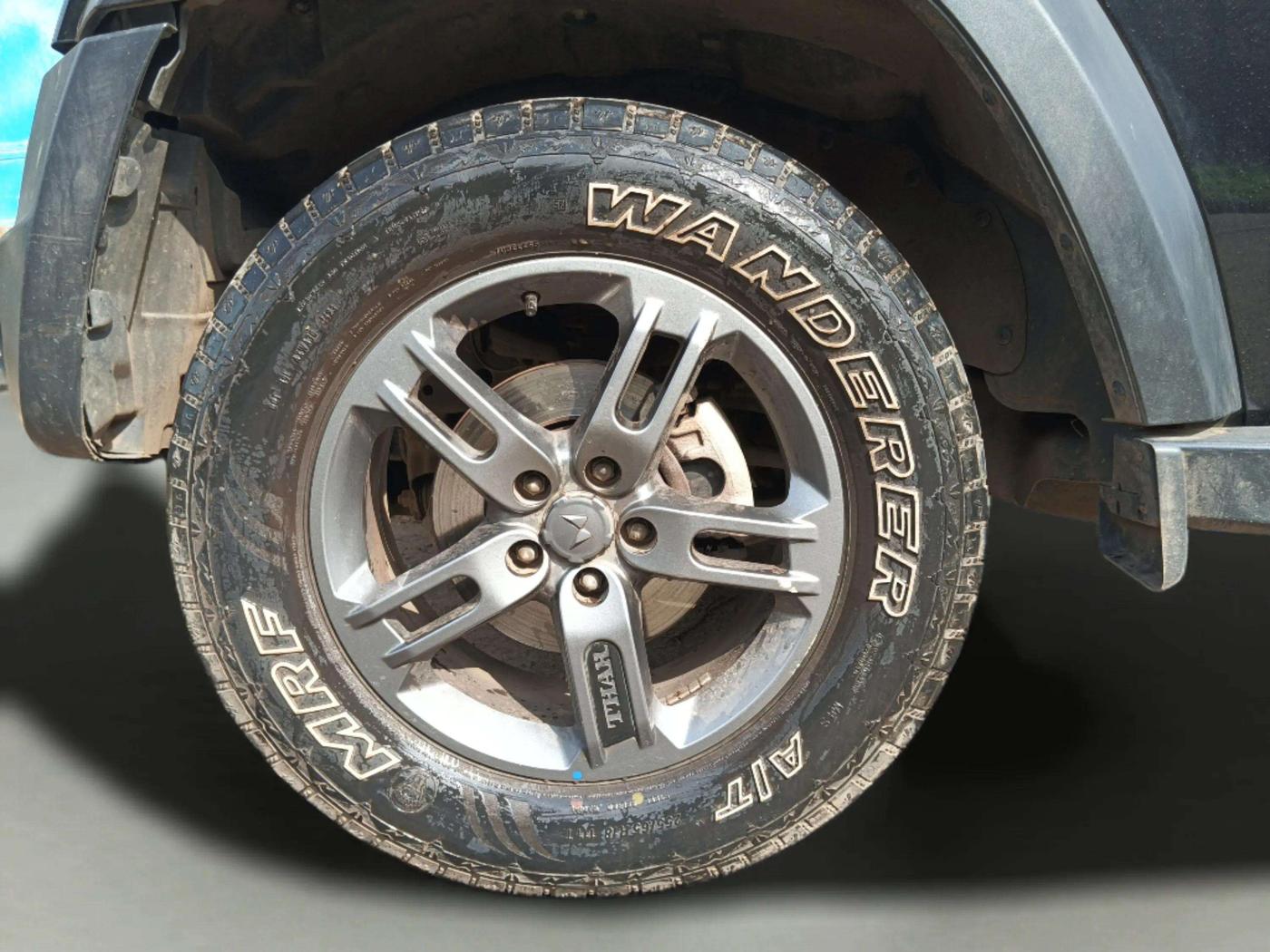 2023 Mahindra Thar LX HARD TOP 4WD MT, Diesel, Manual, 31,665 km, Left Front Wheel