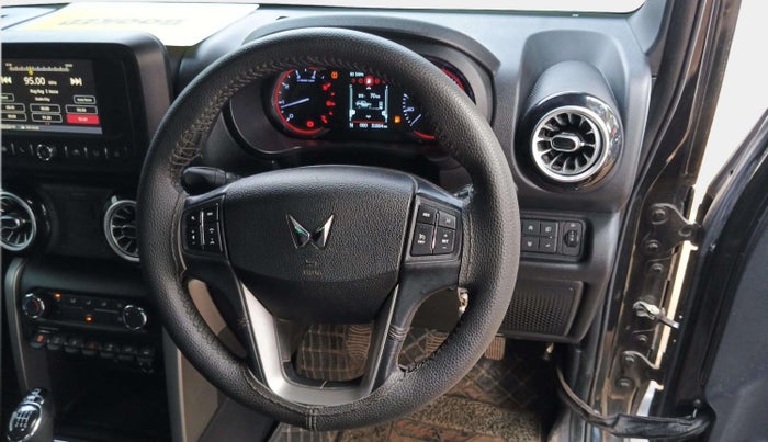 2023 Mahindra Thar LX HARD TOP 4WD MT, Diesel, Manual, 31,665 km, Steering Wheel Close Up