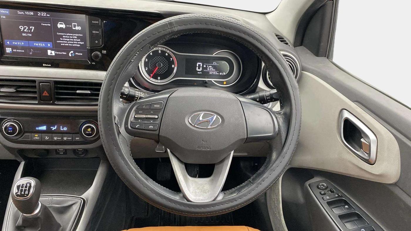 2019 Hyundai GRAND I10 NIOS ASTA 1.2 KAPPA VTVT, Petrol, Manual, 32,487 km, Steering Wheel Close Up