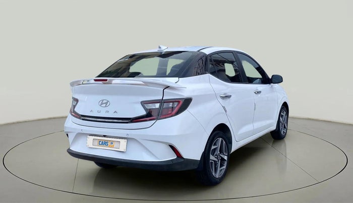 2023 Hyundai AURA SX 1.2 CNG, CNG, Manual, 35,767 km, Right Back Diagonal