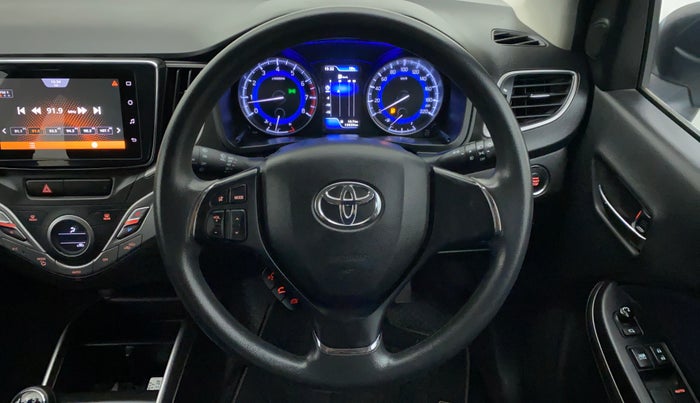 2020 Toyota Glanza G MT PETROL, Petrol, Manual, 13,020 km, Steering Wheel Close Up