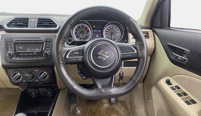 2018 Maruti Dzire VXI AMT, Petrol, Automatic, 66,895 km, Steering Wheel Close Up