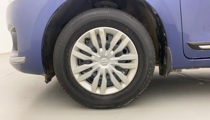 2017 Maruti Dzire VXI, Petrol, Manual, 38,705 km, Left Front Wheel