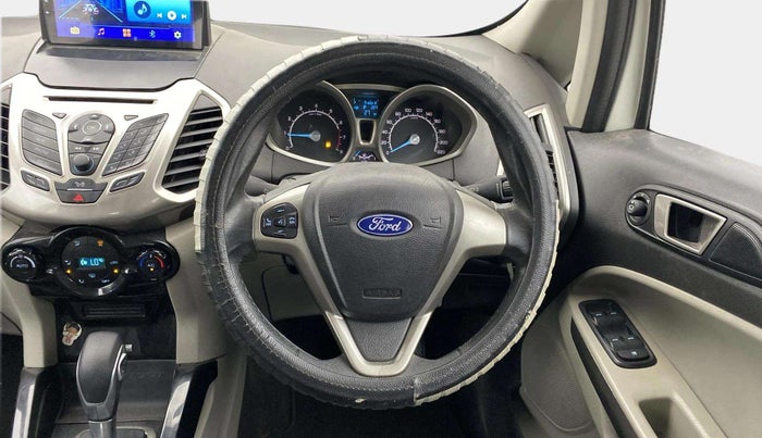 2014 Ford Ecosport TITANIUM 1.5L PETROL AT, Petrol, Automatic, 1,01,533 km, Steering Wheel Close Up