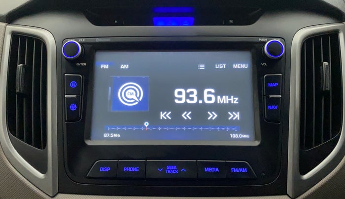 2016 Hyundai Creta SX PLUS AT 1.6 PETROL, Petrol, Automatic, 56,441 km, Infotainment System