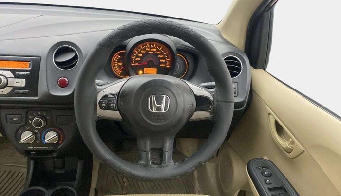 2014 Honda Amaze 1.2L I-VTEC SX, Petrol, Manual, 1,30,360 km, Steering Wheel Close Up