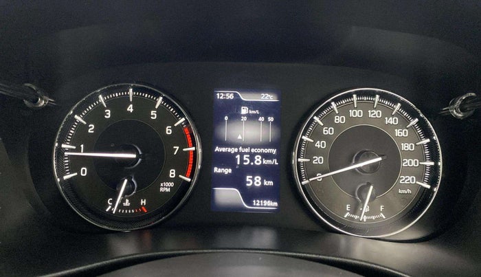2022 Toyota Glanza V, Petrol, Manual, 12,195 km, Odometer Image