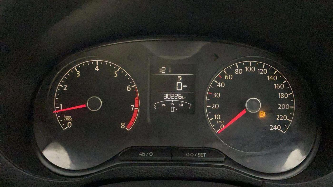 2017 Volkswagen Ameo HIGHLINE1.2L, Petrol, Manual, 90,328 km, Odometer Image