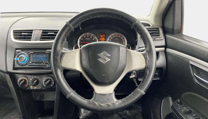 2014 Maruti Swift VXI, Petrol, Manual, 67,077 km, Steering Wheel Close Up