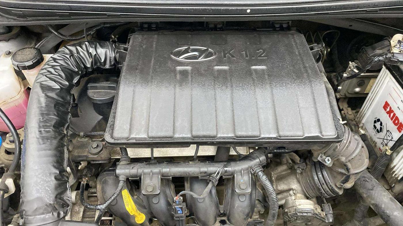 2021 Hyundai AURA SX PLUS 1.2 AMT, Petrol, Automatic, 41,735 km, Engine View