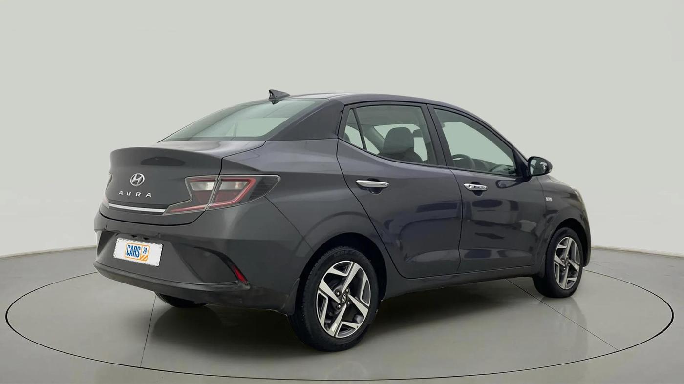 2021 Hyundai AURA SX PLUS 1.2 AMT, Petrol, Automatic, 41,735 km, Right Back Diagonal