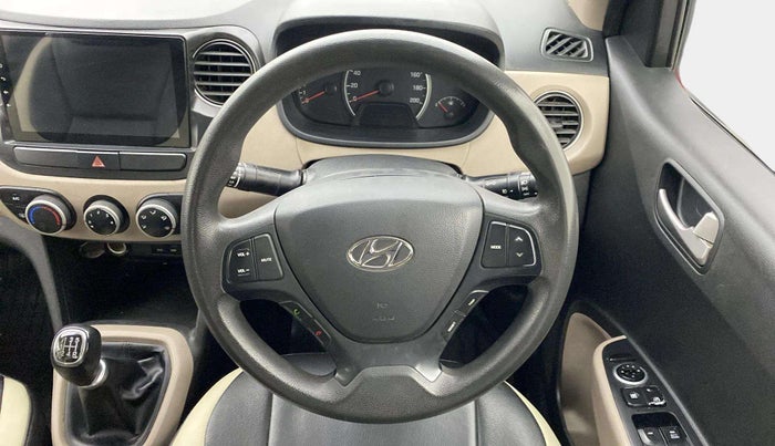 2016 Hyundai Grand i10 SPORTZ 1.2 KAPPA VTVT, Petrol, Manual, 83,629 km, Steering Wheel Close Up
