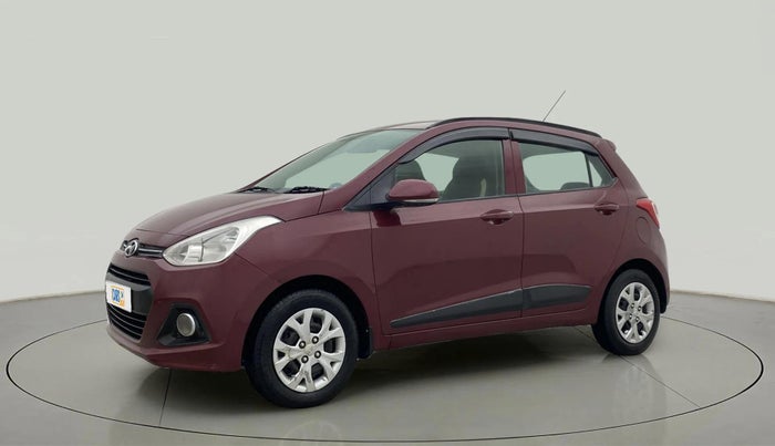 2016 Hyundai Grand i10 SPORTZ 1.2 KAPPA VTVT, Petrol, Manual, 83,629 km, Left Front Diagonal