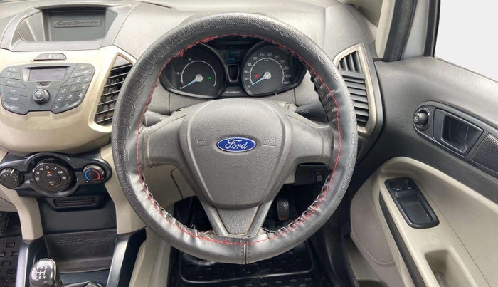 2016 Ford Ecosport AMBIENTE 1.5L PETROL, Petrol, Manual, 1,12,580 km, Steering Wheel Close Up