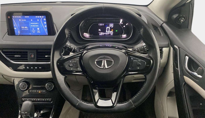 2021 Tata NEXON XZA PLUS (O) PETROL, Petrol, Automatic, 52,666 km, Steering Wheel Close Up