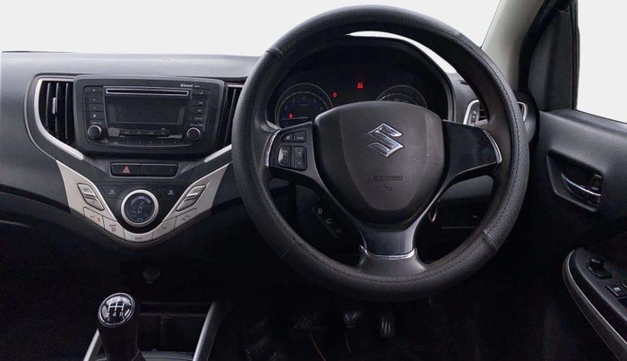 2017 Maruti Baleno DELTA PETROL 1.2, Petrol, Manual, 1,00,216 km, Steering Wheel Close Up