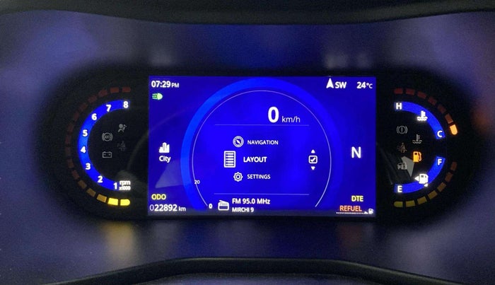 2024 Tata NEXON CREATIVE+ SUNROOF AMT 1.2 PETROL, Petrol, Automatic, 22,892 km, Odometer Image