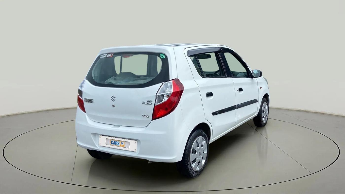 2015 Maruti Alto K10 VXI, CNG, Manual, 1,26,680 km, Right Back Diagonal