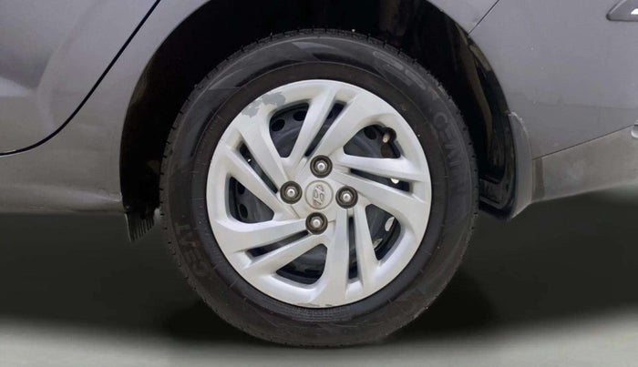 2021 Hyundai AURA S 1.2, CNG, Manual, 50,665 km, Left Rear Wheel
