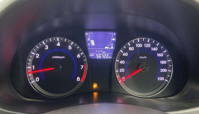 2012 Hyundai Verna FLUIDIC 1.6 VTVT EX, Petrol, Manual, 56,678 km, Odometer Image