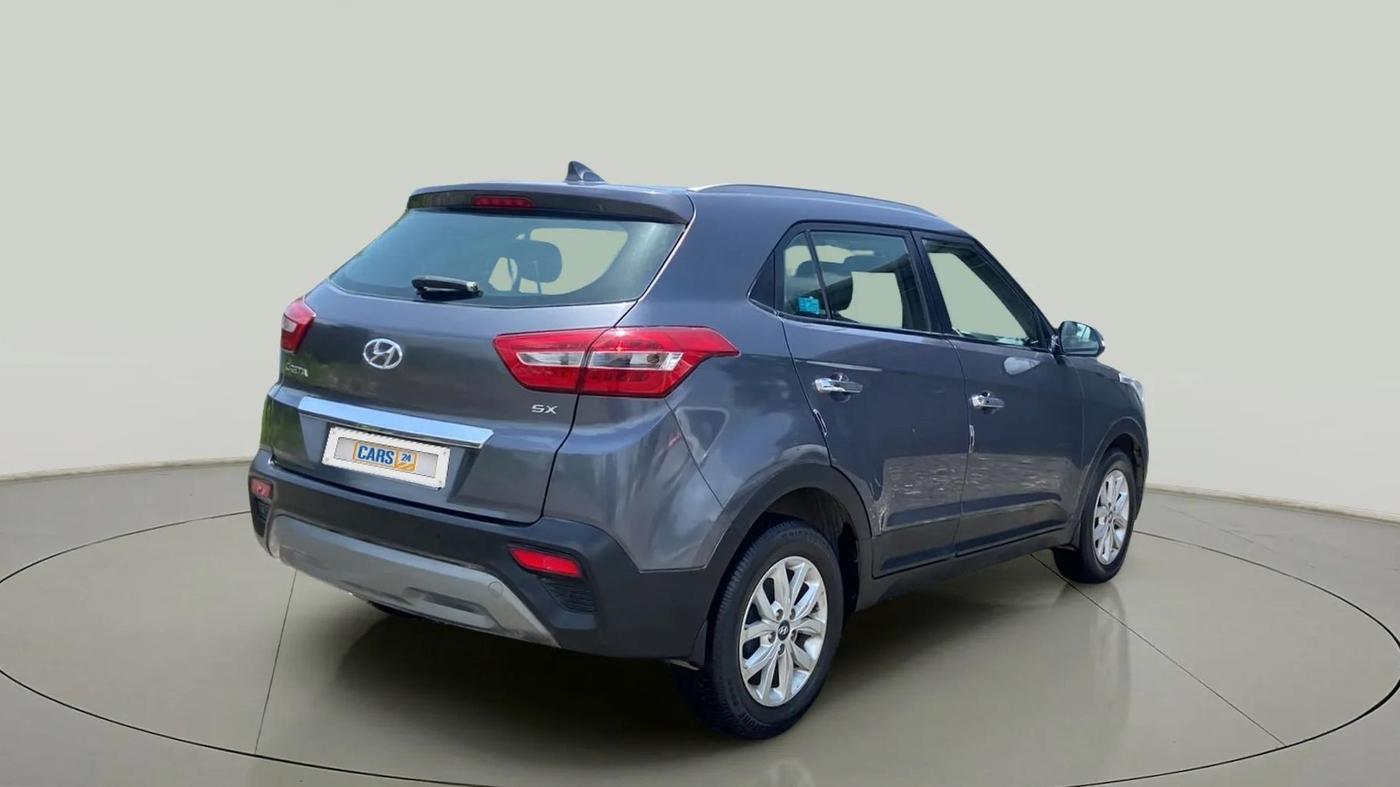 2019 Hyundai Creta SX 1.6 PETROL, Petrol, Manual, 84,427 km, Right Back Diagonal