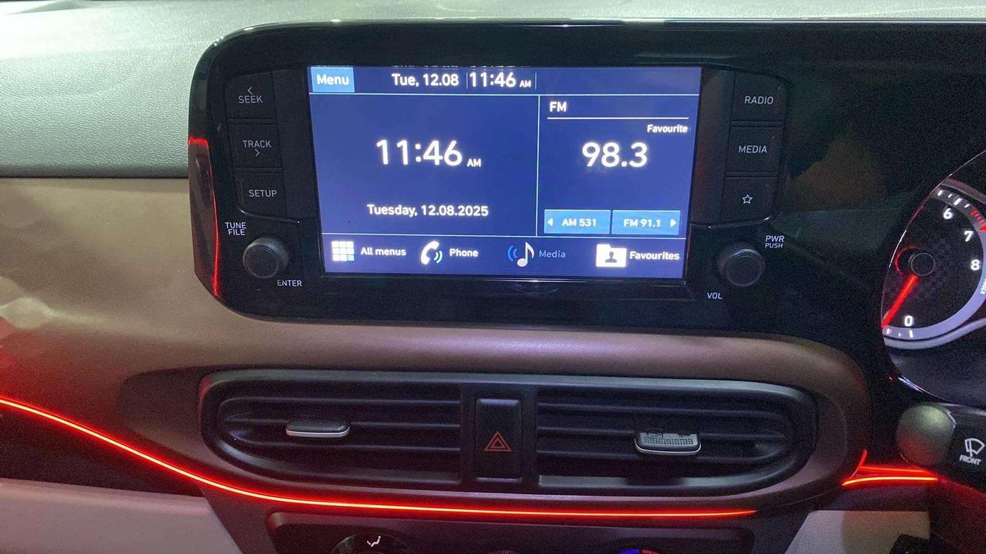 2022 Hyundai AURA SX 1.2, Petrol, Manual, 16,531 km, Air Conditioner